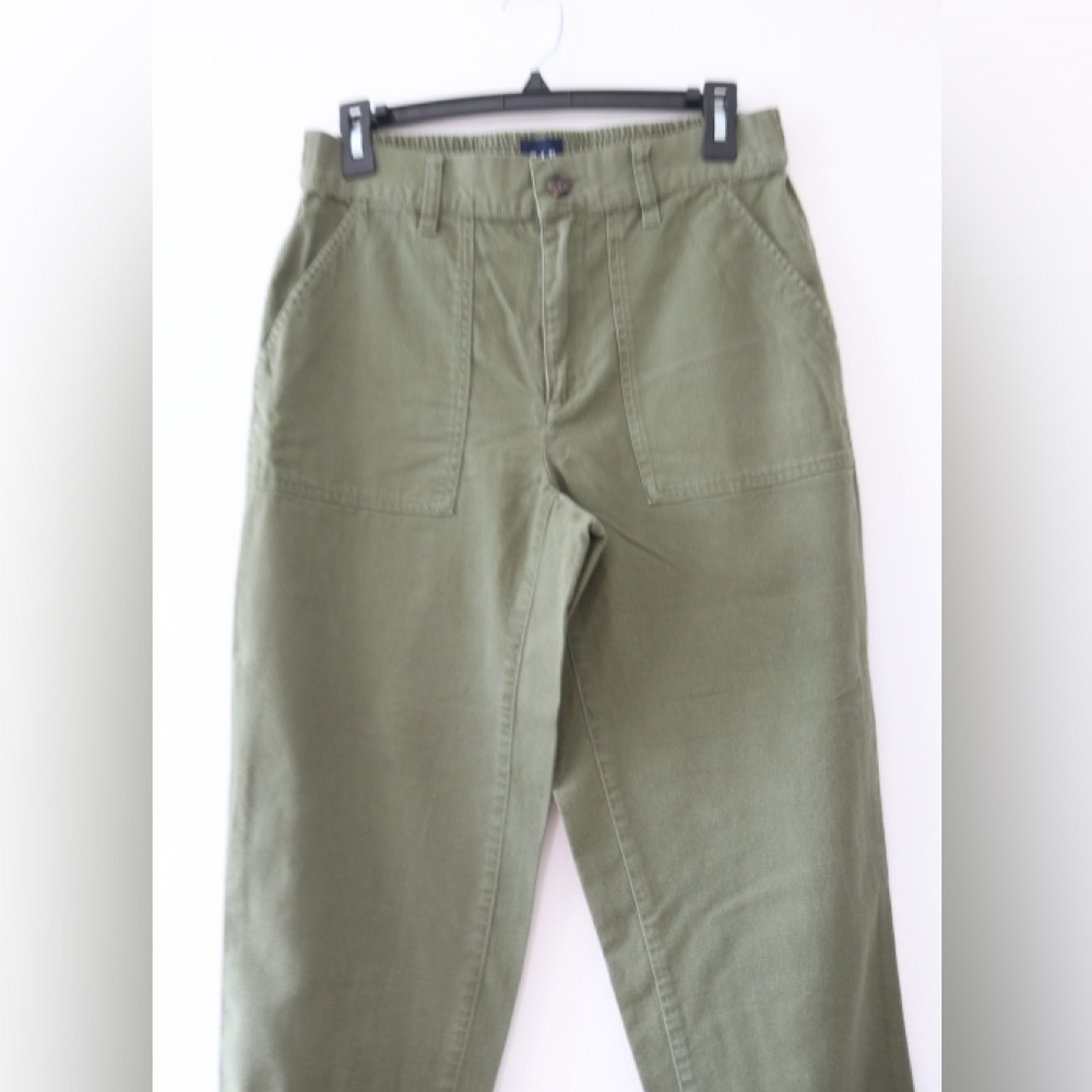 Gap Ladies Twill Jogger Size Small Four Leaf Clover - Picture 6 of 10